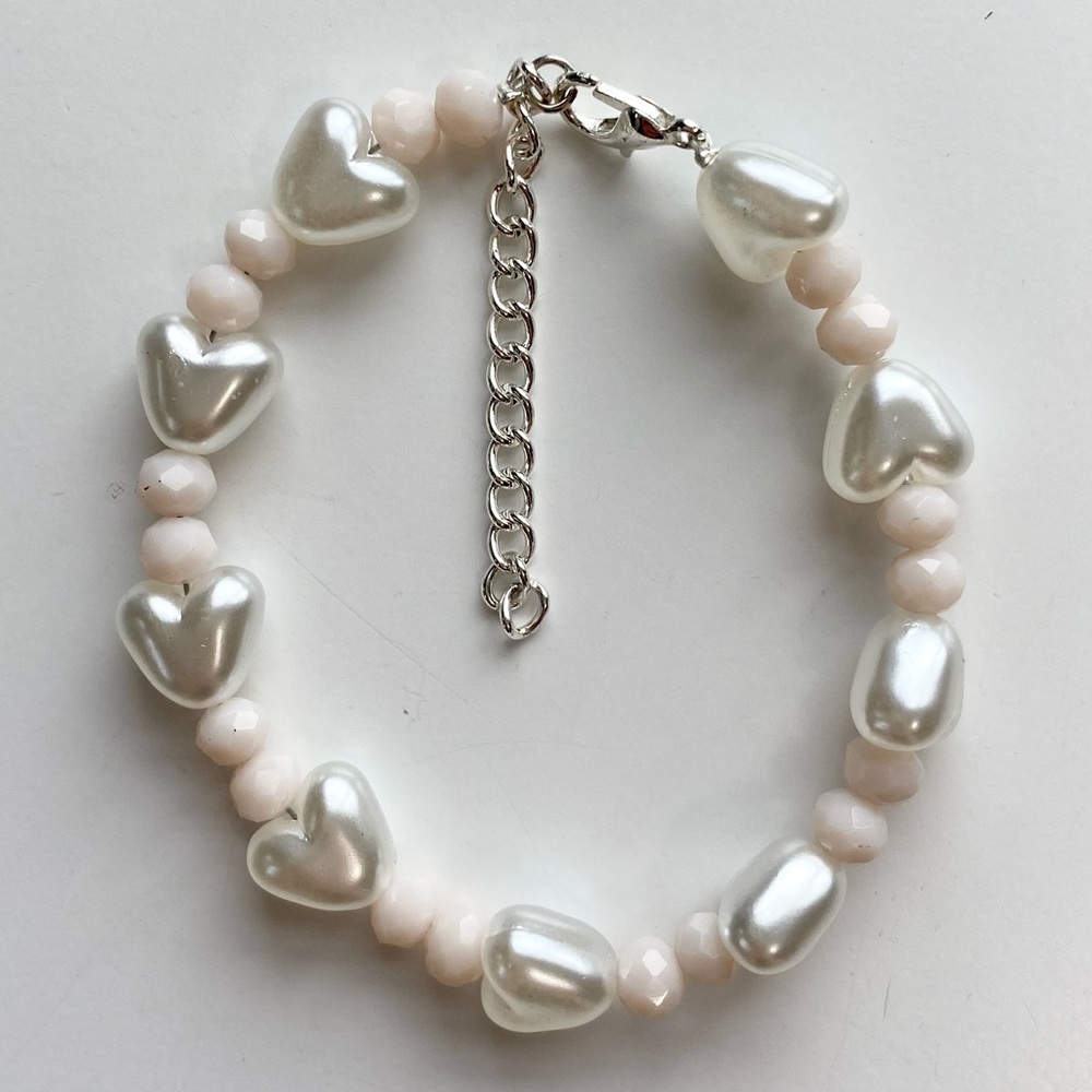 ❣︎ Peach pearl bracelet ❣︎
